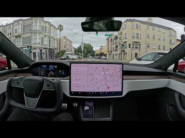 Just say where you want to go, and Tesla FSD 12.3.5 will take you there