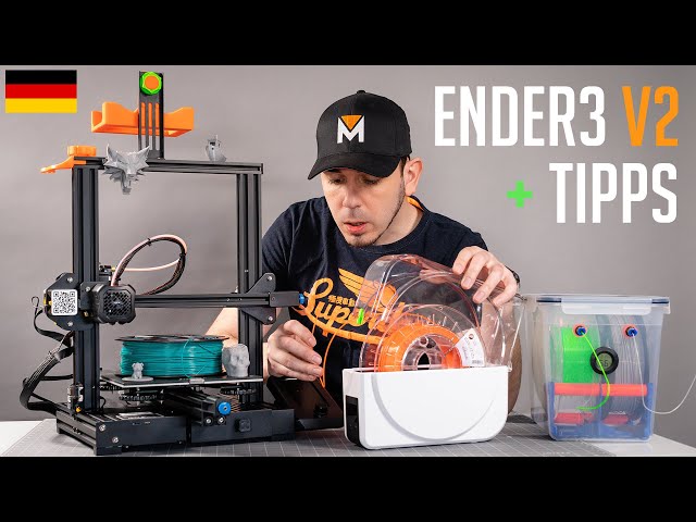 Creality ENDER 3 V2 3D Drucker Test 2021 | DER KLASSIKER! (Einsteiger Tipps)