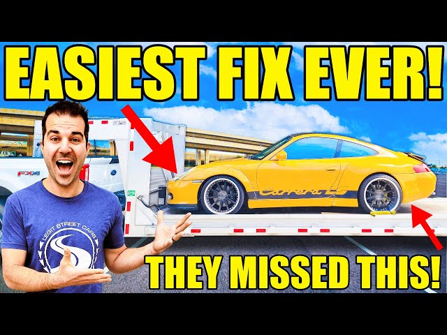 I Bought A WideBody Porsche 911 That No One Could Fix! I Fixed It For FREE In 3 Hours! LS Swapped!