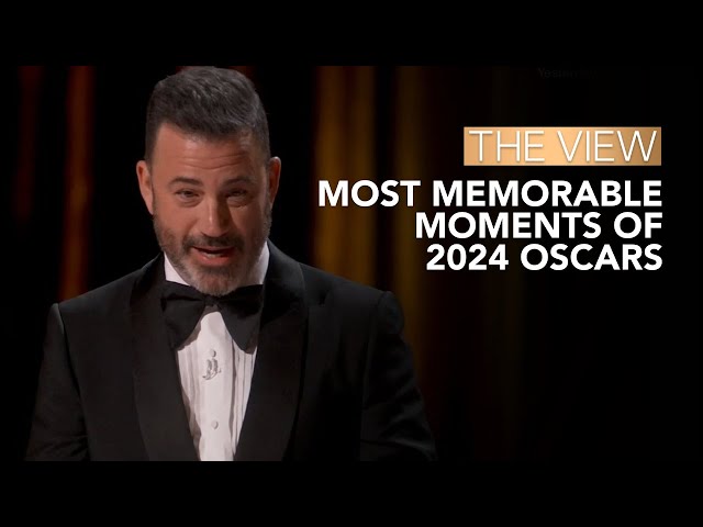 Most Memorable Moments Of 2024 Oscars | The View