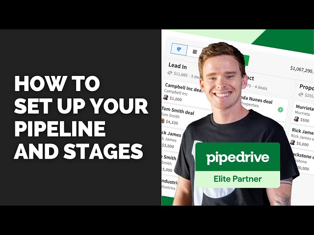 How to set up your Pipedrive pipeline and stages