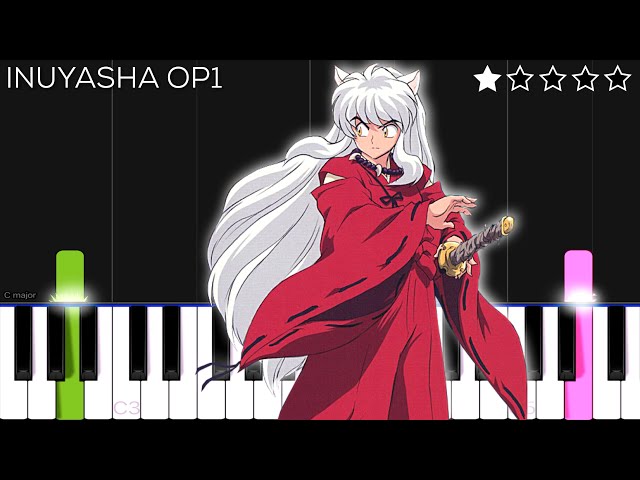 Inuyasha Opening 1 - Change The World | EASY Piano Tutorial