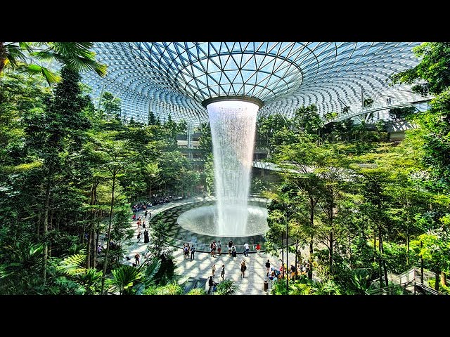 Jewel Changi - World's Best Airport and Indoor Waterfall