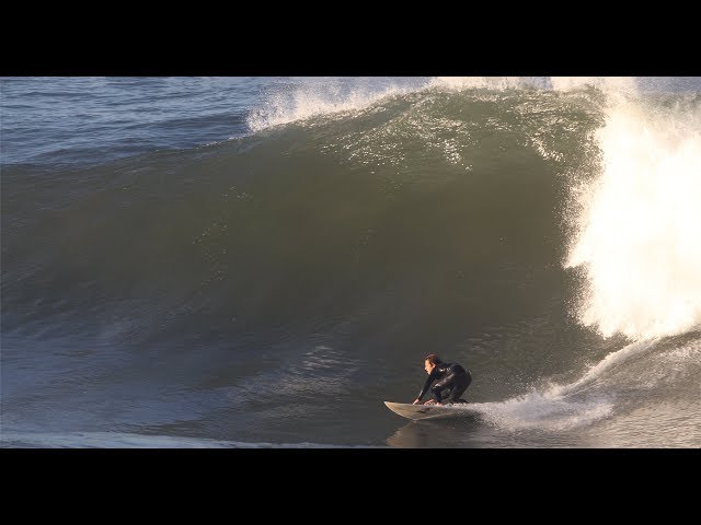 Closing November with a swell that brought large waves to Hermosa Beach