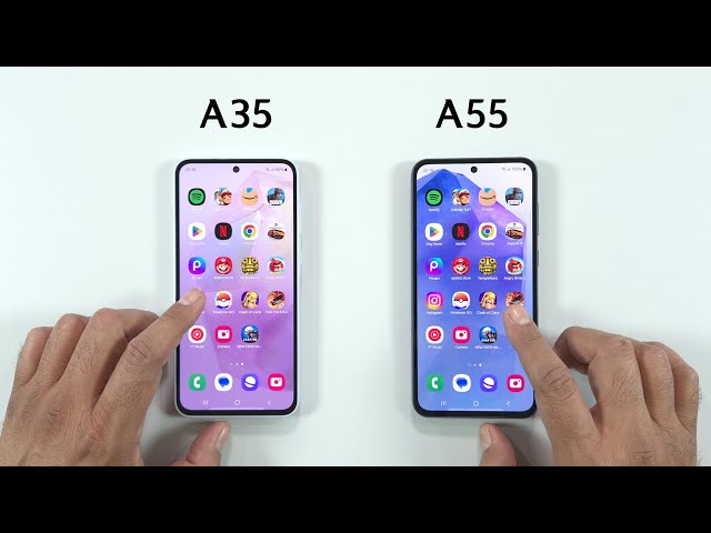 Samsung A35 vs A55 - SPEED TEST