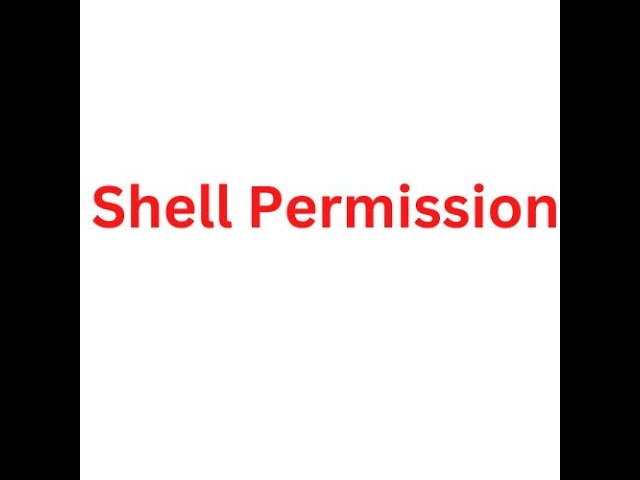 Shell Permission || Linux OS || Software Engineering