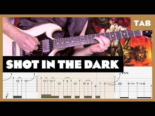 Ozzy Osbourne - Shot in the Dark - Guitar Tab | Lesson | Cover | Tutorial