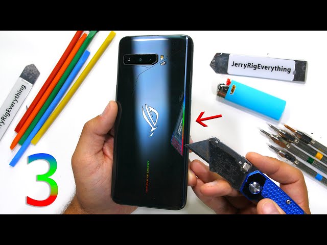 Asus ROG Phone 3 Durability Test! - a CLEAR Gaming Phone?!