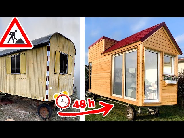 Transforming a Trailer into a Tiny House in 48h