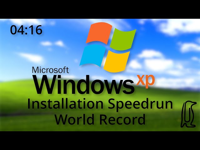 [WR] Windows XP Installation in 4:16 [Unattended Setup]