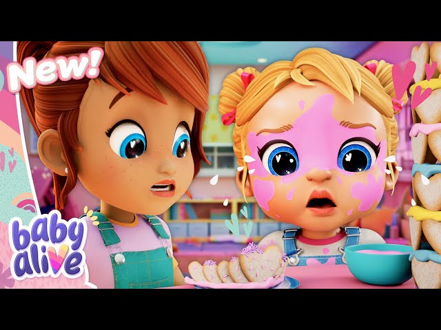 The Babies Have A Messy Valentines Day! 👩‍🍳 BRAND NEW Baby Alive Episodes ❤️ Family Kids Cartoons