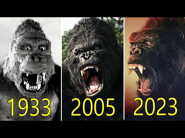 Evolution of King Kong in Movies w/ Facts 1933-2023