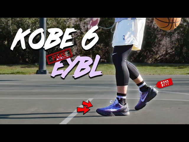 Playing Basketball In Fake Kobe 6 EYBL's : Performance Review