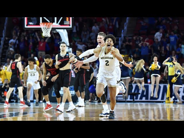 Watch last 90 seconds of Michigan's miraculous buzzer-beater win in 2018 NCAA tournament