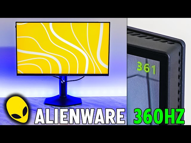 Alienware's NEWEST 360Hz Monitor Worth It? - AW2523HF Review