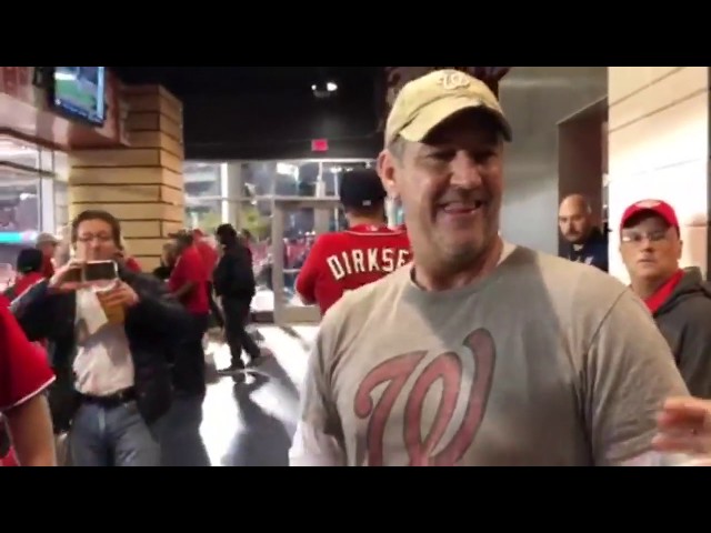 Nats fan who took Yordan's home run ball off chest to save beer in Game 5 of the World Series