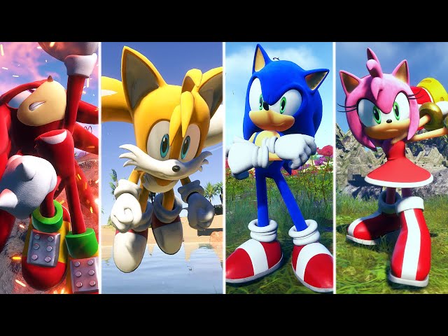Sonic Frontiers: Character Select on All Islands!