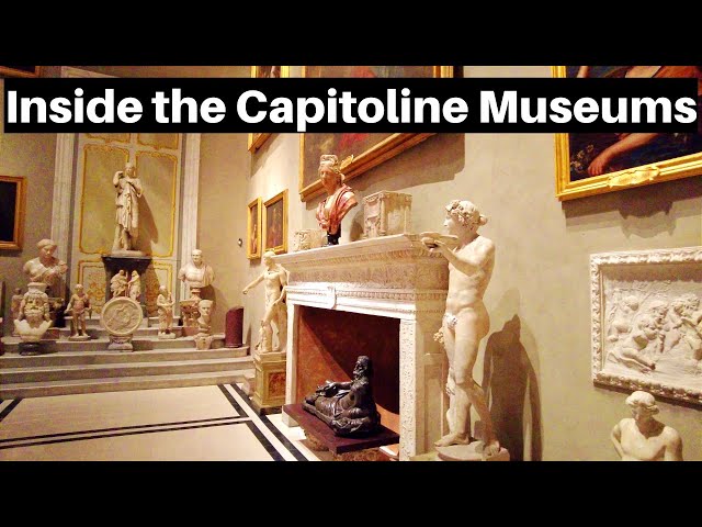 Rome Italy - Inside the Capitoline Museums with Captions