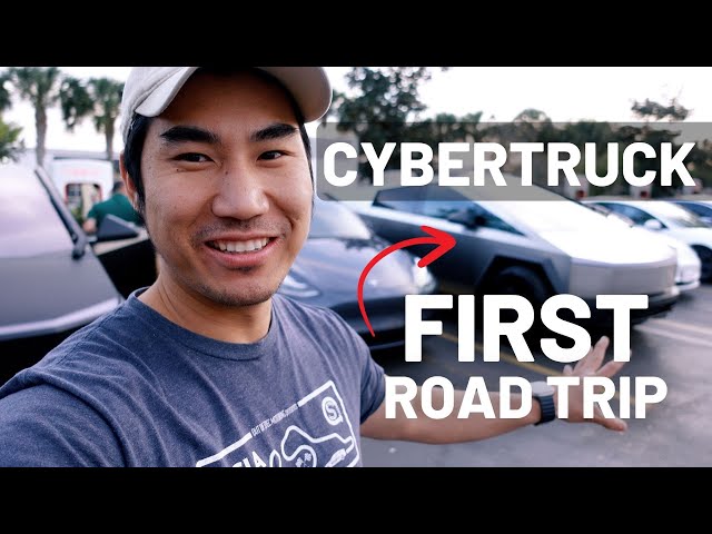 Cybertruck Delivery Day! Let The Road Trip Begin - TESBROS