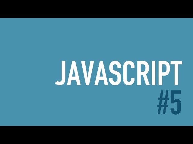 JavaScript Tutorial Teil 5 - Typen und Objekte (Object & Array)