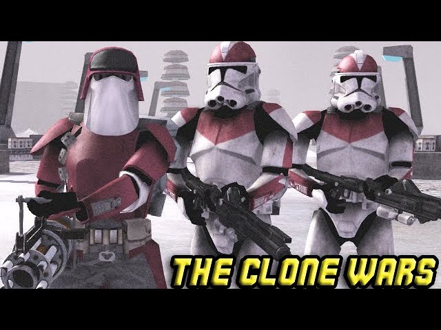 STAR WARS Galaxy At War Mod: Clone Troopers vs CIS Battle Droids! - Men of War Assault Squad 2