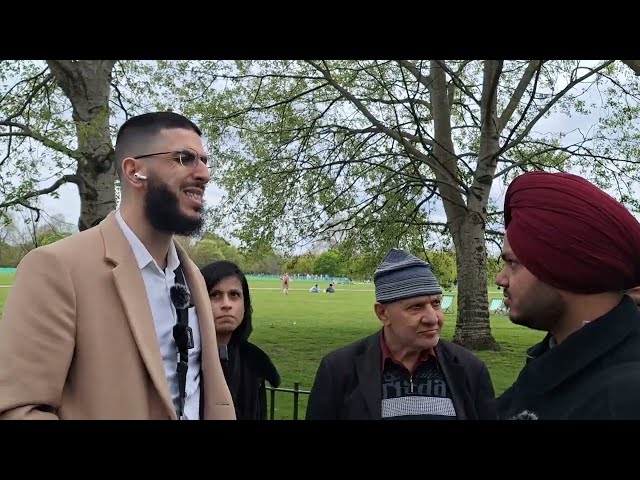 Ex-Sikh Confronts Ali Dawah !Ali Dawah And Christian Speakers Corner Sam Dawah
