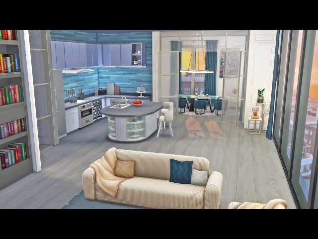 MODERN LUXE APARTMENT (122 Hakim House)🌆 Sims 4 Speed Build Stop Motion (NO CC)