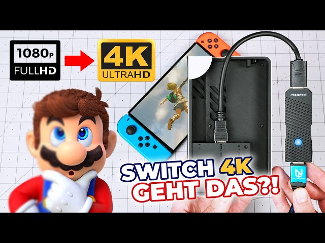 Nintendo Switch 4K DONGLE | Wirklich SCHÄRFERES BILD?! (4K Gamer Pro)