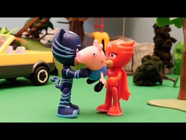 PJ Masks Toys with Peppa Pig 3 Full Episodes