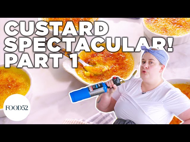 Custard Spectacular Part 1: Crème Brûlée & Pot de Crème | Bake it Up a Notch with Erin McDowell