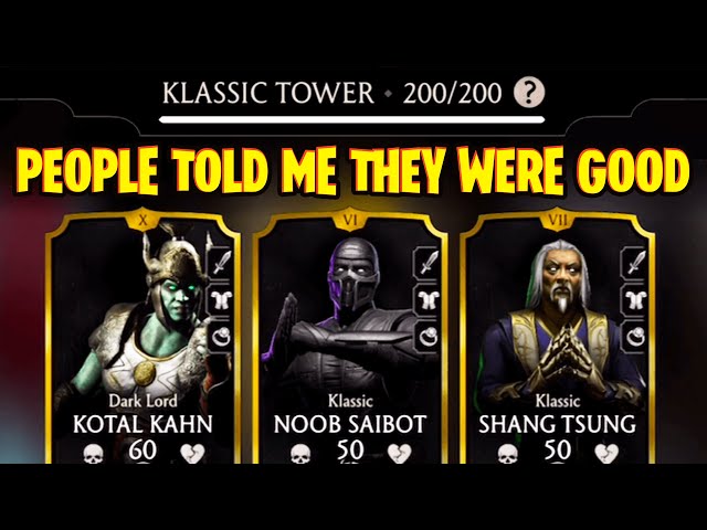 People Said These Gold Are REALLY GOOD in MK Mobile! I tested Them in Klassic Tower!