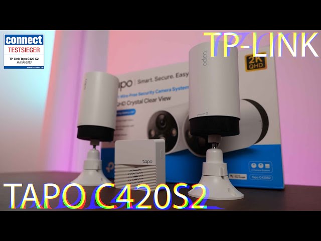 TP-Link Tapo C420S2 im Test | Sehr gute IP-Überwachungskamera für außen und innen