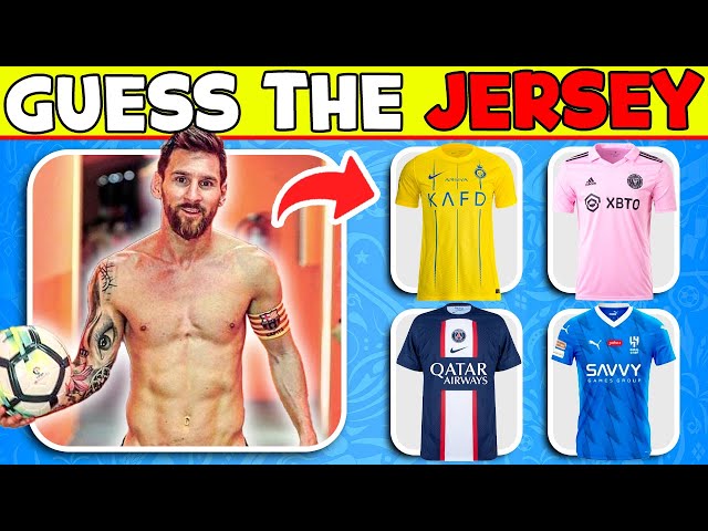 Guess the BODY, JERSEY, SONG of Greatest Football Players of All Time? 🏆⚽ CR7, Messi, Neymar, Mbappe