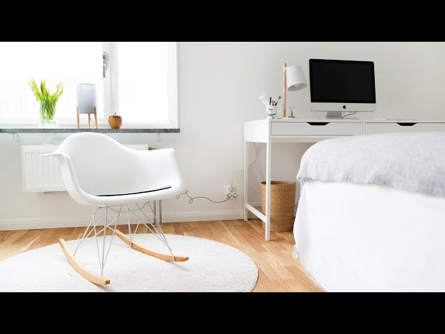 Minimalist bedroom tour | Before and after