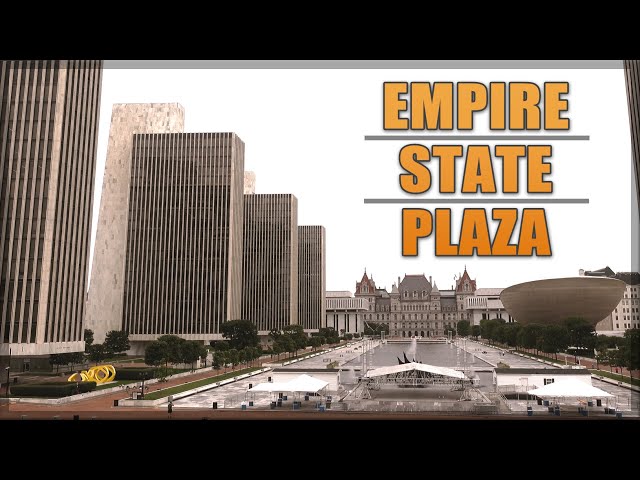 Empire State Plaza Tour [Inside the Egg Theatre] Albany, New York