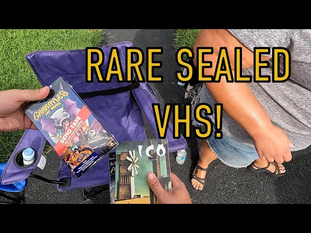 RARE SEALED VHS? TOYS AND COLLECTIBLES AT THESE SUMMER GARAGE SALES! #ebay #reseller #garagesales