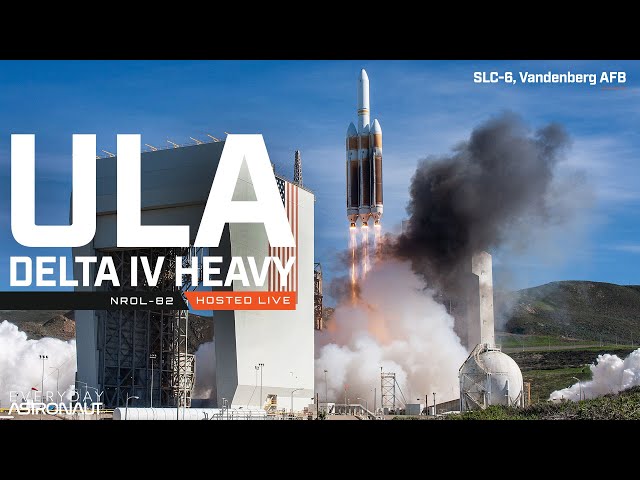 Watch ULA launch the world's largest operational rocket, the Delta IV Heavy!