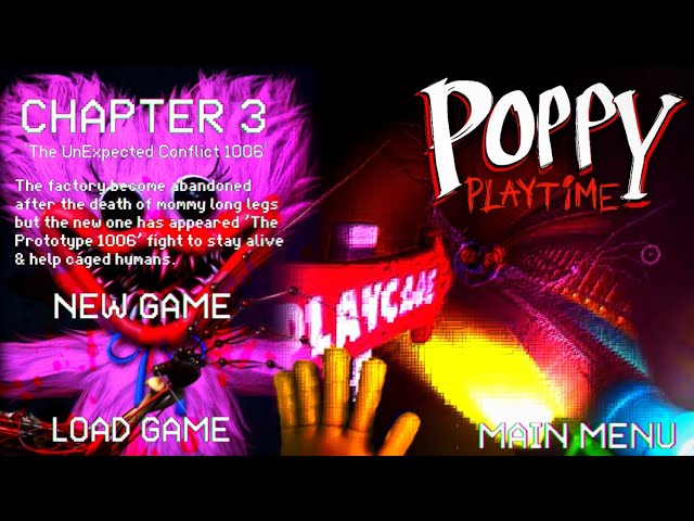 Poppy Playtime: CHAPTER 3 Gameplay TRAILER!!!!!!!! | EXPERIMENT 1006 | The Prototype | MOB Games