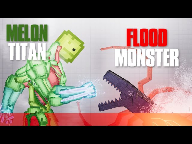 Melon Titan vs Iron Lung Monster in Blood Flood