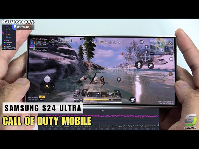 Samsung Galaxy S24 Ultra test game Call of Duty Mobile CODM | Snapdragon 8 Gen 3