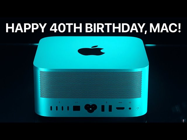 Mac is 40! Happy Birthday Mac!
