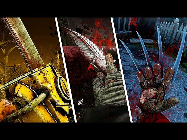 Dead by Daylight - All Weapons Showcase Animations & Sounds