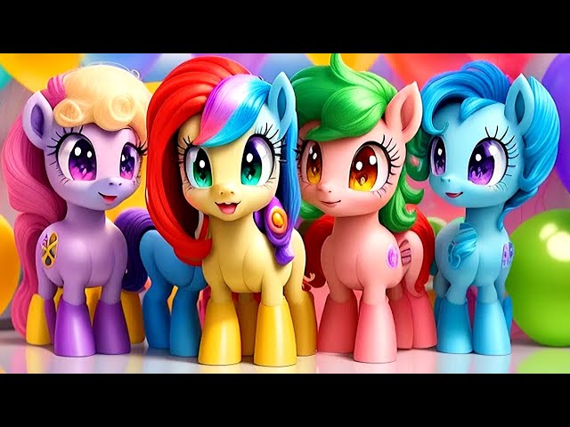 My Little Pony and Sisters -  Fun Ai Animation video for Children