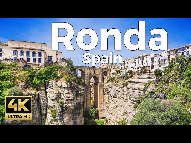 Ronda, Spain Walking Tour (4k Ultra HD 60fps) – With Captions