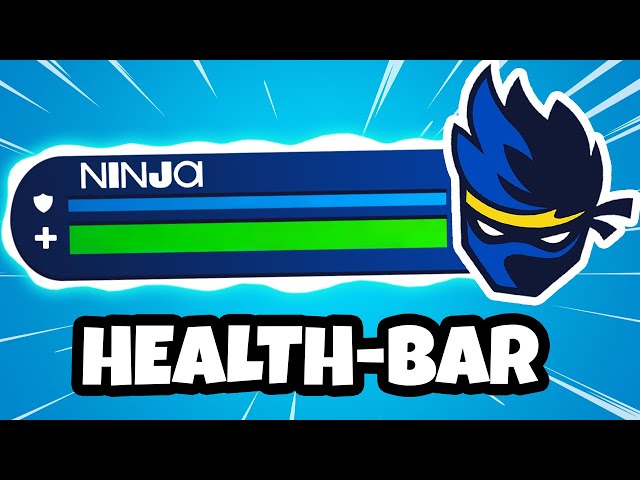 How To Make Fortnite Health Bar Overlay | FREE Download