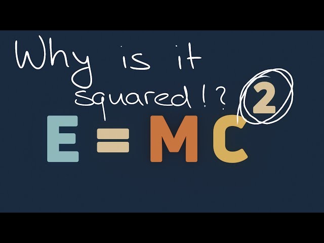 Why does E=MC²?