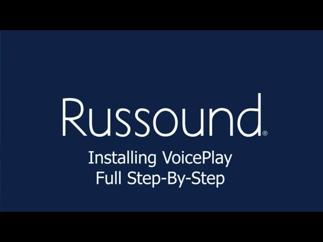 Installing VoicePlay: Full Step-By-Step