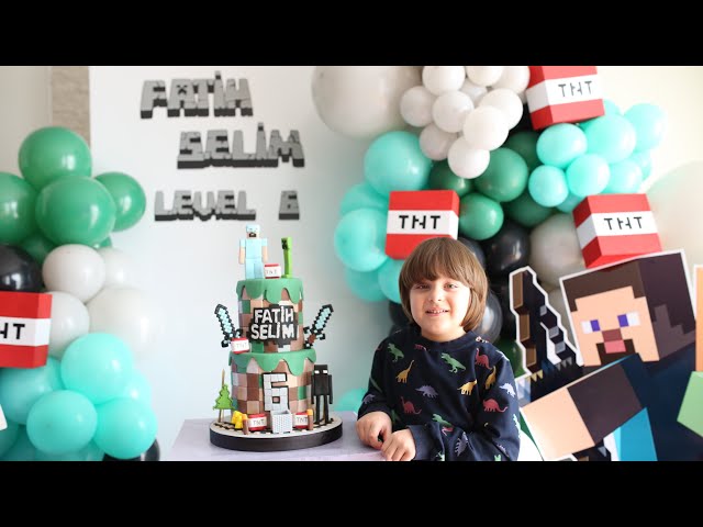 Fatih Selim’in sürpriz 6 yaş doğum günü kurulumu.Teyzesinden eve gelmek istemeyen ağlayan oğlum