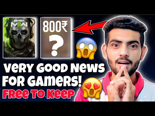 Very Good News For Gamers😍 + Game Worth 800₹ is Free To Keep RIGHT NOW.!🔥