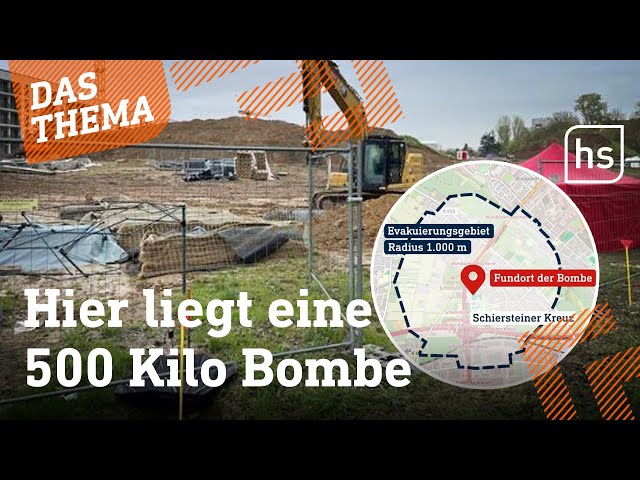 Bombe in Wiesbaden entschärft! Ärger bei der Evakuierung | hessenschau DAS THEMA